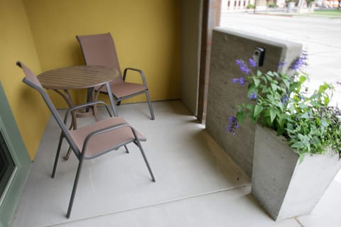 Comfortable and private patio area