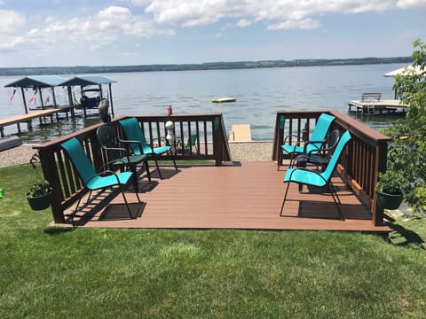 Our Deck, Dock and Swim Float



