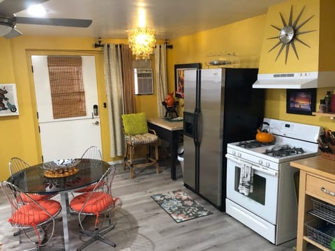 Kitchen and dining area