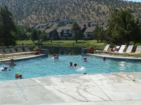 Indoor pool, a heated pool