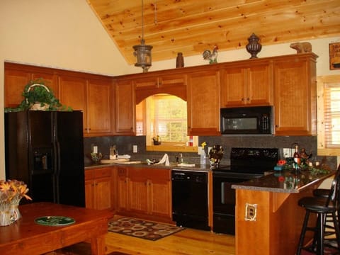 Delicious Kitchen Facilities Open to the Great Room