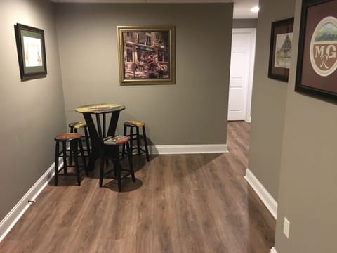Lower Floor walkway to Theater Room, Games Room, and Bedrooms