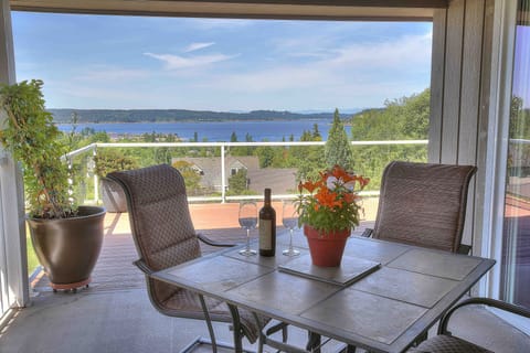 Never mind if the rain is sprinkling, sip your coffee, read your newspaper