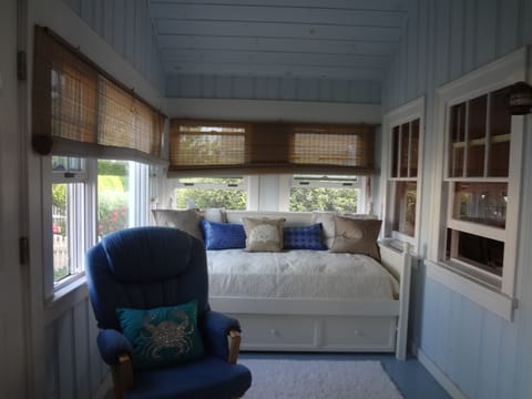 Breezy sleeping porch, clean and quiet...