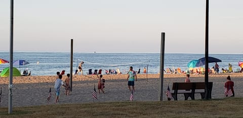 Beach | Beach nearby, sun loungers