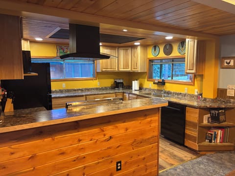 Fully stocked kitchen