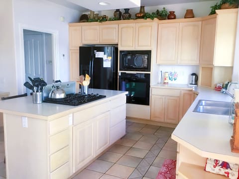 Well stocked kitchen