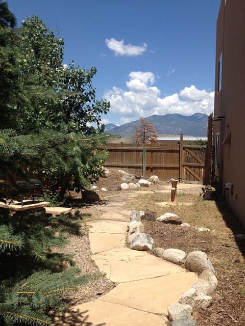 Side yard with Taos Mountain View