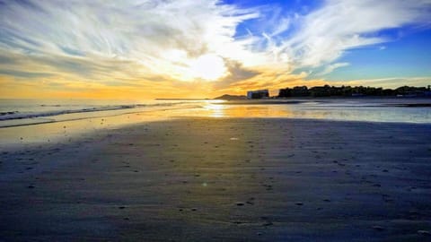 On the beach