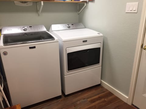 Free Use of washer and Dryer