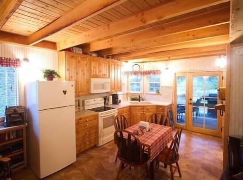 Country kitchen w/ everything  you thought you ever needed and patio w/ gas BBQ 