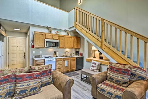 Granby Vacation Rental Condo | 1BR + Loft | 1BA | 1,100 Sq Ft | Stairs Required