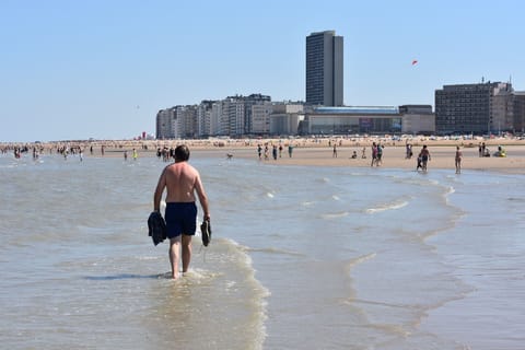 On the beach