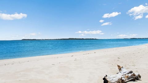 On the beach