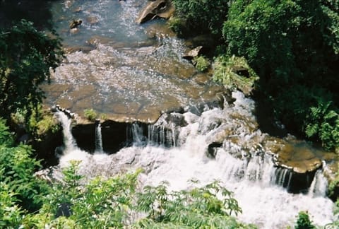 One of Several Waterfalls Seen from Home's Unique Observation Deck