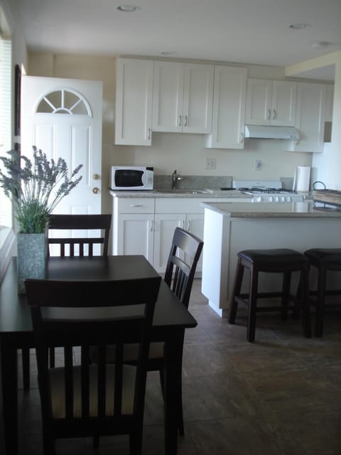 Kitchen /living space near third bedroom/bath.  View windows!