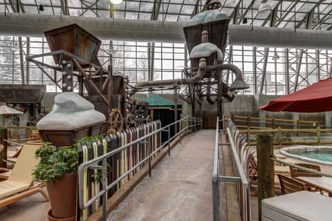 Indoor pool, a heated pool