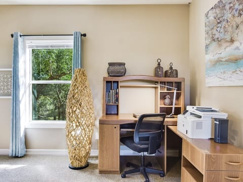 Desk Area with Printer