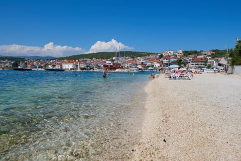 On the beach