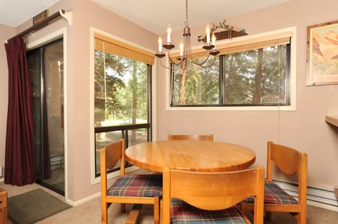 Enjoy dining together or entertain at the dining room table.