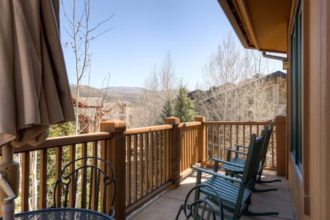 Enjoy relaxing on your private balcony.