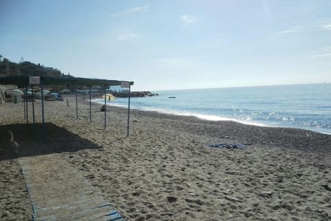 On the beach