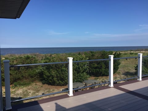 Unobstructed water view and access from the main deck
