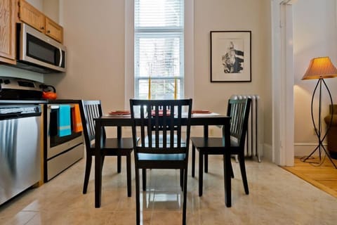 Our kitchen is large- perfect for sitting around the table!