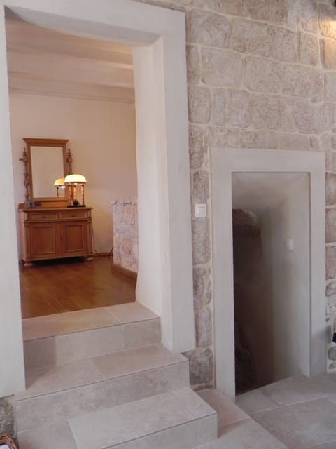 Entering the living area