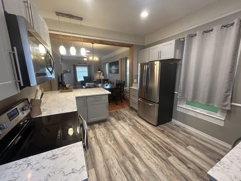 Kitchen from back deck door