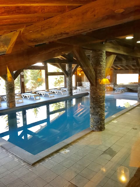 Indoor pool, a heated pool