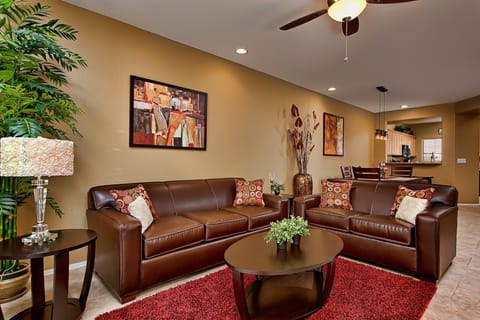 Spacious Living Room with Comfy Sleeper Sofa!
