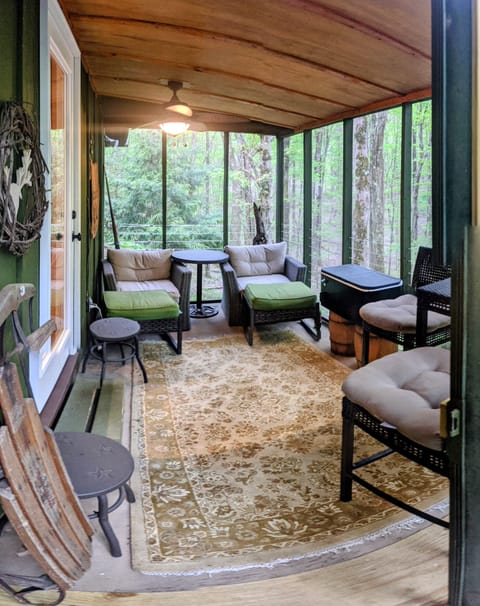back screened in porch
