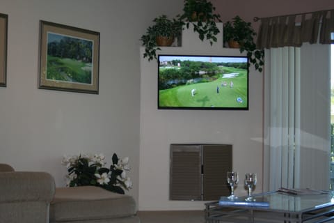 Living Room with LED HD Tv