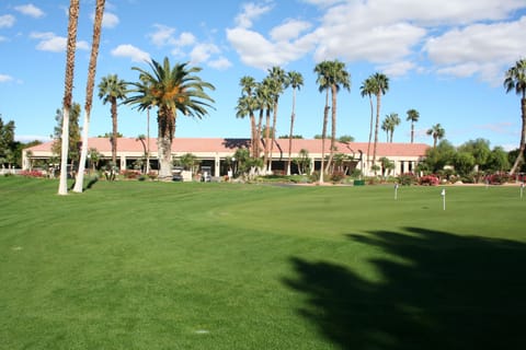 Large Club House with Restaurant and Bar.