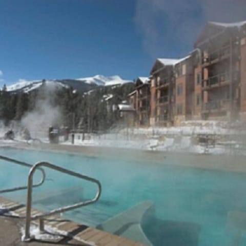 Indoor pool, a heated pool