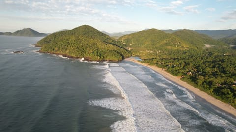 Beach nearby, sun loungers