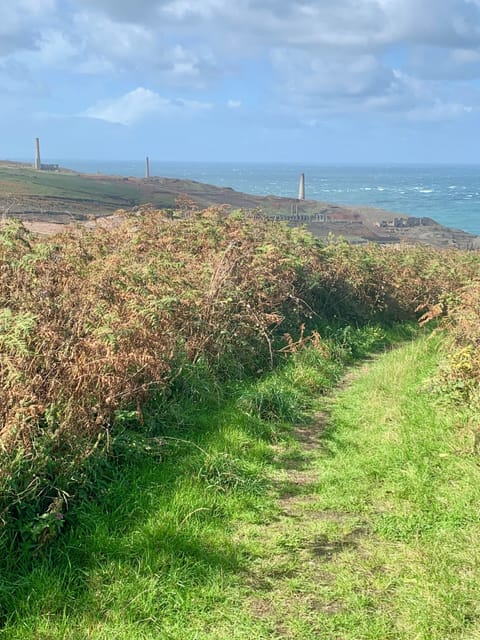 Walk out of the house to the left onto the coastal path to Geevor and the Cape