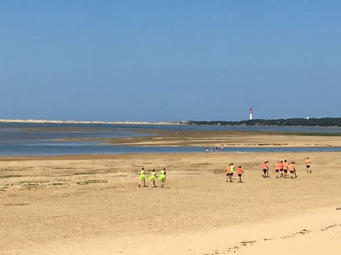 Beach nearby, sun loungers