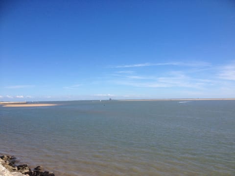 Beach nearby, sun loungers