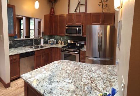 Enjoy our decked out kitchen. You need it we probably have it.