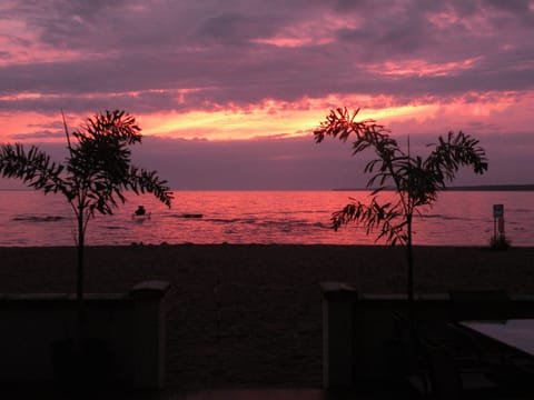 On the beach