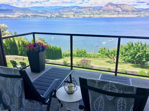 Relax on your private deck with breathtaking views.