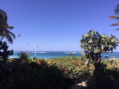 View from balcony towards NW