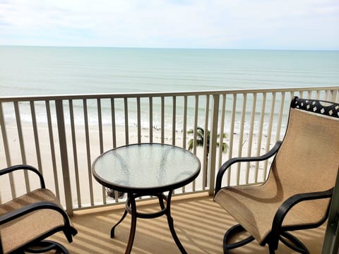 Beachfront balcony.   Date 12-11-23