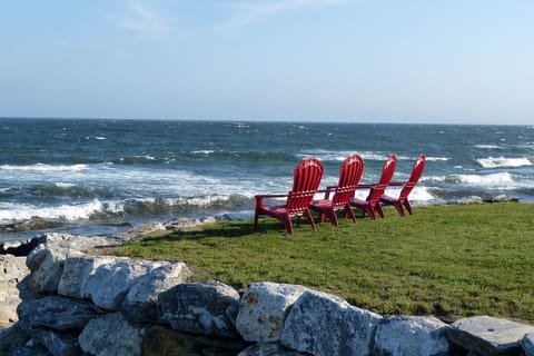 Picture yourself sitting here enjoying the sounds, sight and smells of the ocean