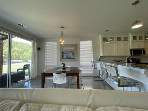 Dining room and bar seating
