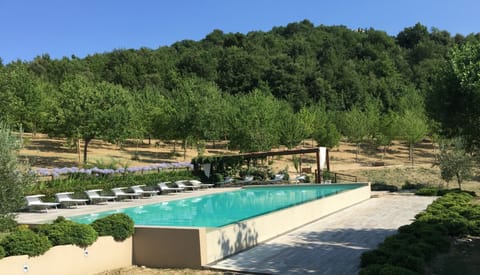 Outdoor pool, an infinity pool