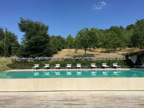 Outdoor pool, an infinity pool