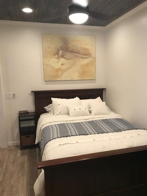 Comfortable queen bed